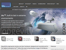 Tablet Screenshot of blu-performance.com